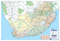 Map of South Africa highlighting the different proinces.