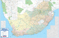 Map of South Africa with various provinces highlighted.