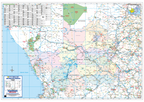 Map of the Northern Cape province with various regions highlighted and labelled.