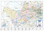 Map of the North West Province, South Africa with various colors and labels.