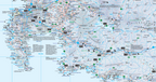Map of Cape Town and Overberg with rivers and national roads featured.