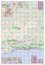 Map of the Western Cape with various insets and details.