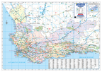 Map of Western Cape Province, South Africa with various labels and colors.