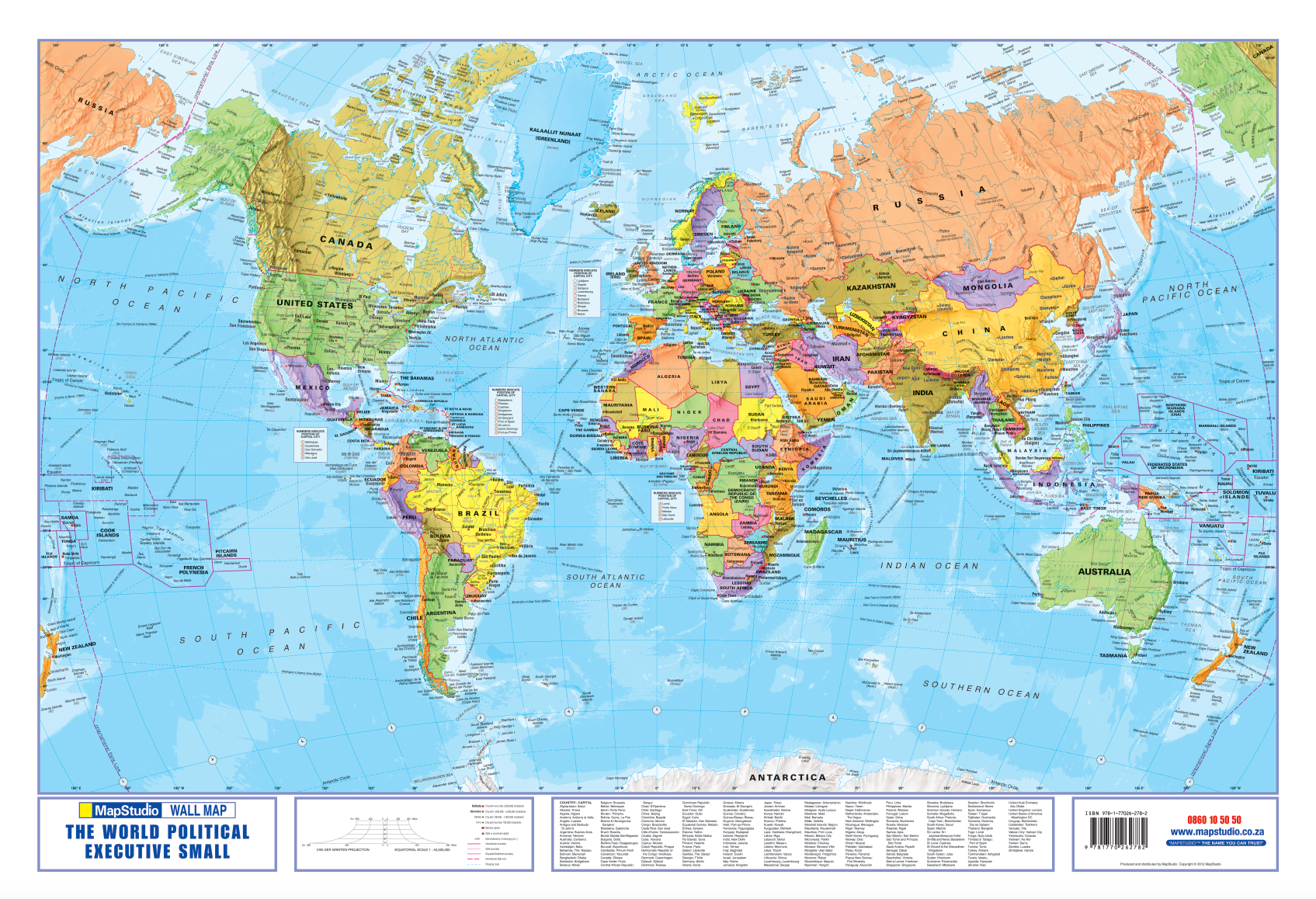 Political map of the world.